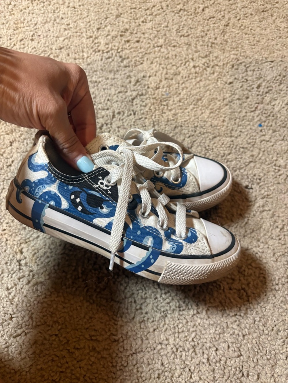Converse Chuck Taylor All Star Low Top sneakers pirate octopus sz 11